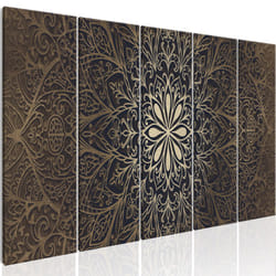 Tableau Zen Brown Mandala - PD12522-225-90