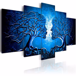 Planete Discount PD8799-200-100, Amour, Bleu, Blanc, Panneaux MDF, 2000 mm, 20 mm, 1000 mm