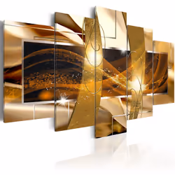 Planete Discount PD8867-200-100, Moderne, Marron, Or, Jaune, Panneaux MDF, 2000 mm, 20 mm, 1000 mm