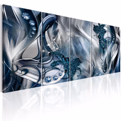 Planete Discount PD8884-225-90, Moderne, Noir, Bleu, Gris, Blanc, Panneaux MDF, 2250 mm, 20 mm, 900 mm