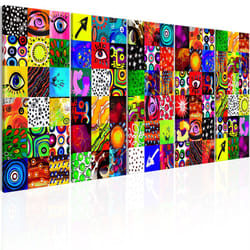 Tableau Colourful Abstraction - PD8889-225-90