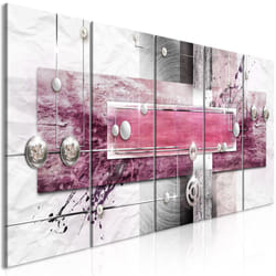 Tableau Mysterious Mechanism (5 Parts) Narrow Pink - PD8891-225-90