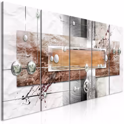Planete Discount PD8892-225-90, Moderne, Marron, Gris, Panneaux MDF, 2250 mm, 20 mm, 900 mm
