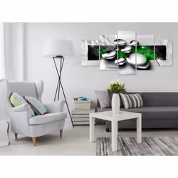 Tableau Shiny Stones (5 Parts) Wide Green - PD8900-200-100