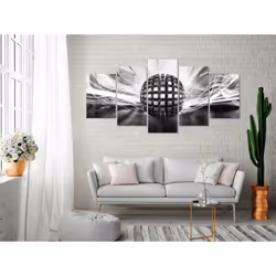 Tableau Metal Ball (5 Parts) Wide Black and White - PD8901-200-100