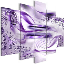 Tableau Underwater Harp (5 Parts) Wide Violet - PD8912-200-100