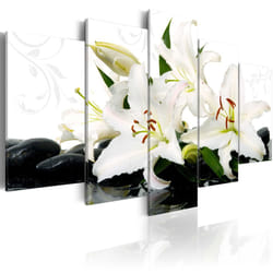 Tableau Zen Lilies and zen stones - PD12526-200-100