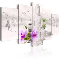 Tableau Zen White Buddha - PD12527-200-100