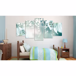 Tableau Fleurs Magic green composition - PD11108-200-100