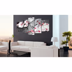 Tableau Fleurs With raspberry accent - PD11119-200-100