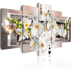 Tableau Fleurs White abstract orchid - PD11123-200-100