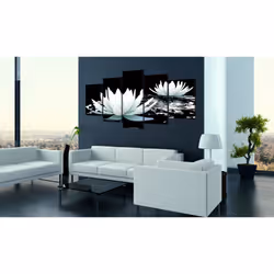 Tableau Fleurs Alabaster reflection - PD11127-200-100