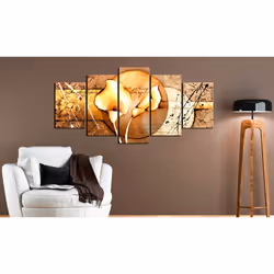 Tableau Fleurs The Secret of Calla Lily - Gold - PD11132-200-100