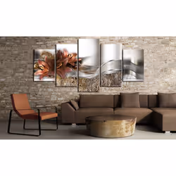 Tableau Marsala abstraite - PD8957-200-100