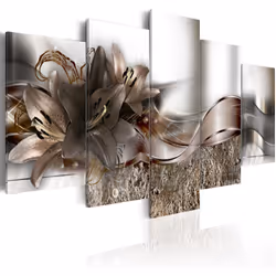 Planete Discount PD8958-200-100, Fleurs et plantes, Marron, Argent, Blanc, Panneaux MDF, 2000 mm, 20 mm, 1000 mm