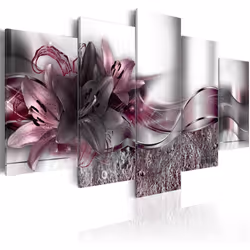 Planete Discount PD8959-200-100, Fleurs et plantes, Violet, Argent, Blanc, Panneaux MDF, 2000 mm, 20 mm, 1000 mm