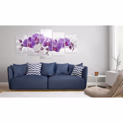Tableau Fleurs Abstract Garden: Purple Orchis - PD11163-200-100