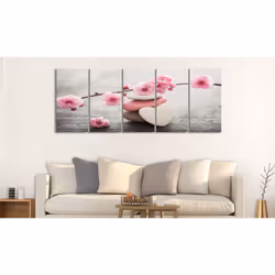 Tableau Zen Tricoloured Pebbles I - PD12531-225-90