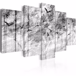 Planete Discount PD9916-200-100, Forêt, Noir, Gris, Blanc, Panneaux MDF, 2000 mm, 20 mm, 1000 mm