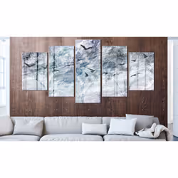 Tableau Forêt bleue - PD9917-200-100