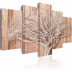 Planete Discount PD9920-200-100, Arbres, Marron, Blanc, Panneaux MDF, 2000 mm, 20 mm, 1000 mm