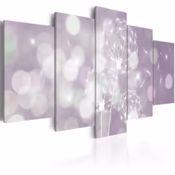 Planete Discount PD11194-200-100, Fleurs variées, Violet, Blanc, Panneaux MDF, 2000 mm, 20 mm, 1000 mm