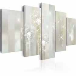 Planete Discount PD11196-200-100, Fleurs variées, Gris, Blanc, Panneaux MDF, 2000 mm, 20 mm, 1000 mm