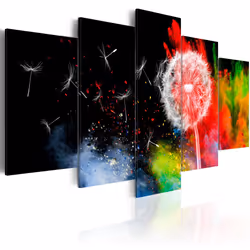 Planete Discount PD11207-200-100, Fleurs variées, Multicolore, Panneaux MDF, 2000 mm, 20 mm, 1000 mm