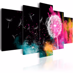 Planete Discount PD11208-100-50, Fleurs variées, Multicolore, Panneaux MDF, 1000 mm, 20 mm, 500 mm