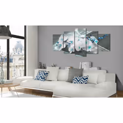 Tableau Fleurs Blue Poetry - PD11212-200-100