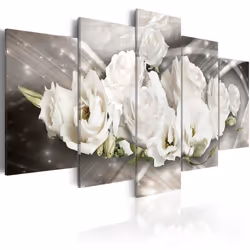 Planete Discount PD11213-200-100, Roses, Vert, Gris, Blanc, Panneaux MDF, 2000 mm, 20 mm, 1000 mm