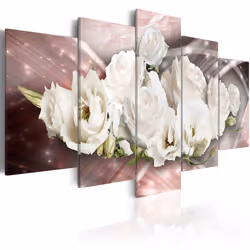 Planete Discount PD11215-200-100, Roses, Vert, Gris, Rose, Blanc, Panneaux MDF, 2000 mm, 20 mm, 1000 mm