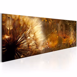 Planete Discount PD11216-135-45, Fleurs variées, Marron, Orange, Panneaux MDF, 1350 mm, 20 mm, 450 mm