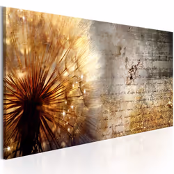 Planete Discount PD11219-150-50, Fleurs variées, Marron, Or, Gris, Panneaux MDF, 1500 mm, 20 mm, 500 mm