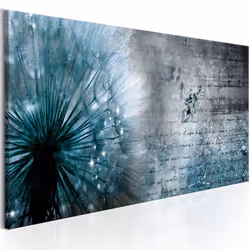 Planete Discount PD11221-150-50, Fleurs variées, Bleu, Gris, Panneaux MDF, 1500 mm, 20 mm, 500 mm