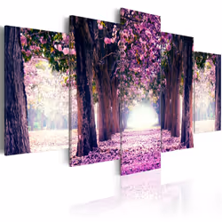 Planete Discount PD9928-200-100, Forêt, Crème, Vert, Violet, Panneaux MDF, 2000 mm, 20 mm, 1000 mm
