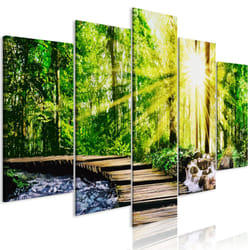 Tableau Forest Footbridge (5 Parts) Wide - PD9938-200-100