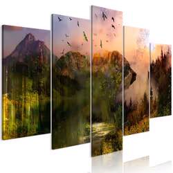 Planete Discount PD9939-100-50, Montagne, Multicolore, Panneaux MDF, 1000 mm, 20 mm, 500 mm