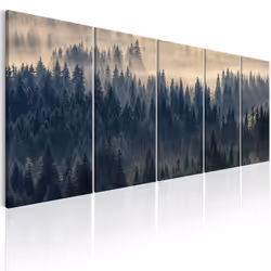 Planete Discount PD9974-225-90, Forêt, Beige, Noir, Vert, Gris, Panneaux MDF, 2250 mm, 20 mm, 900 mm