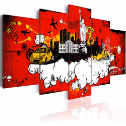 Planete Discount PD8213-200-100, Noir, Rouge, Blanc, Jaune, Panneaux MDF, 2000 mm, 20 mm, 1000 mm