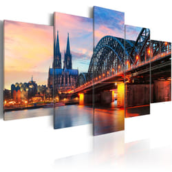Tableau Villes Evening in Cologne - PD12122-200-100