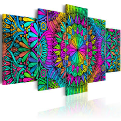 Tableau Zen Mandala: Peacock Feathers - PD12541-200-100