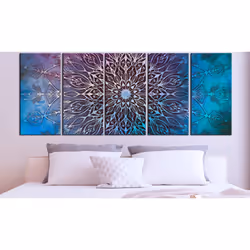 Tableau Zen Center (5 Parts) Narrow Blue - PD12543-225-90