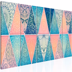 Planete Discount PD12548-225-90, Noir, Bleu, Rose, Blanc, Panneaux MDF, 2250 mm, 20 mm, 900 mm