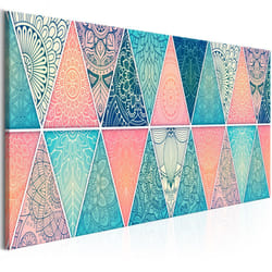 Tableau Zen Oriental Triangles (1 Part) Narrow - PD12549-150-50