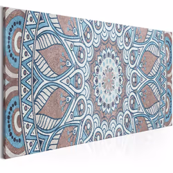 Planete Discount PD12552-150-50, Noir, Bleu, Marron, Gris, Panneaux MDF, 1500 mm, 20 mm, 500 mm