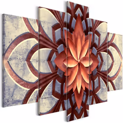 Planete Discount PD12554-200-100, Beige, Marron, Gris, Orange, Rouge, Panneaux MDF, 2000 mm, 20 mm, 1000 mm
