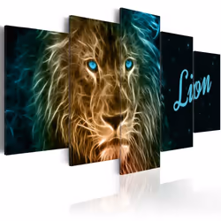Planete Discount PD8217-200-100, Animaux divers, Noir, Bleu, Or, Panneaux MDF, 2000 mm, 20 mm, 1000 mm