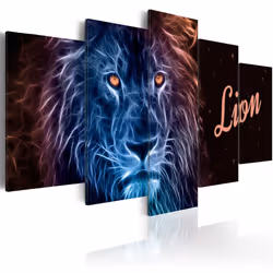 Planete Discount PD9018-200-100, Noir, Bleu, Orange, Violet, Panneaux MDF, 2000 mm, 20 mm, 1000 mm
