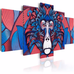 Planete Discount PD8219-200-100, Animaux divers, Bleu, Violet, Rouge, Panneaux MDF, 2000 mm, 20 mm, 1000 mm